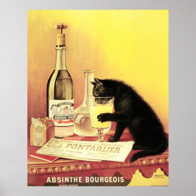 Absinthe Bourgeois Large Copy Poster (Front)