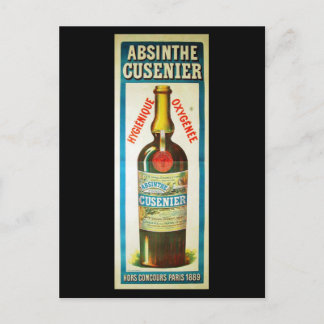 ABSINTHE CUSENIER POSTCARD