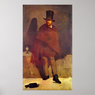 Absinthe Drinker by Edouard Manet Poster