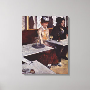 Absinthe - Edgar Degas - c1876 Canvas Print