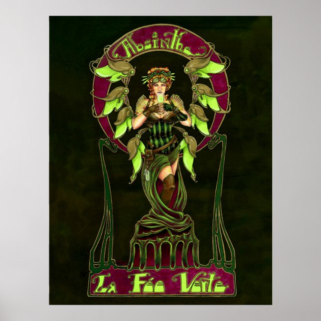 Absinthe Fairy Poster (Front)