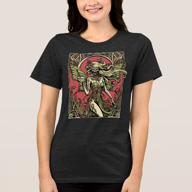 Absinthe Fairy Tri-Blend Shirt (Front)
