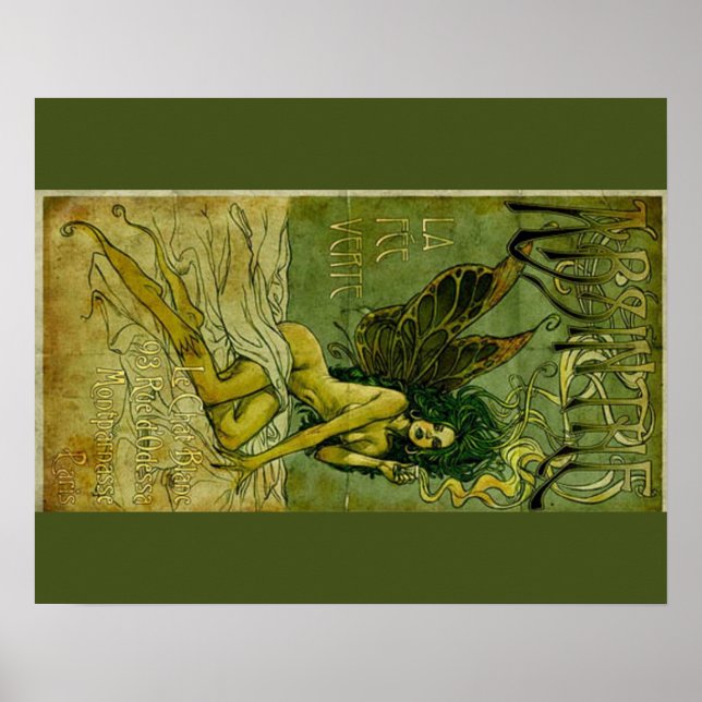 Absinthe Green Fairie Poster (Front)