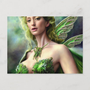 Absinthe Green Fairy Postcard