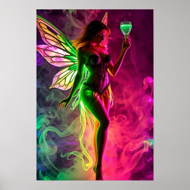 Absinthe Green Fairy Poster (Front)