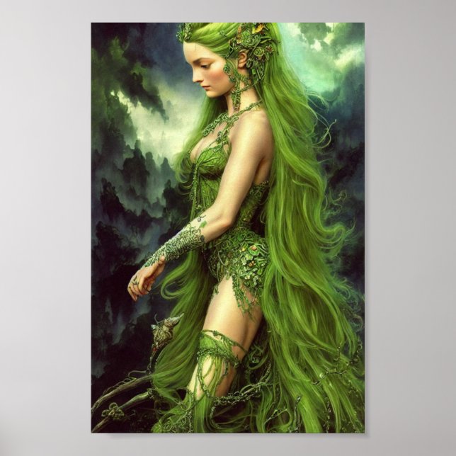 Absinthe Green Fairy  Poster (Front)