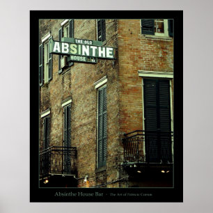 Absinthe House Bar Poster