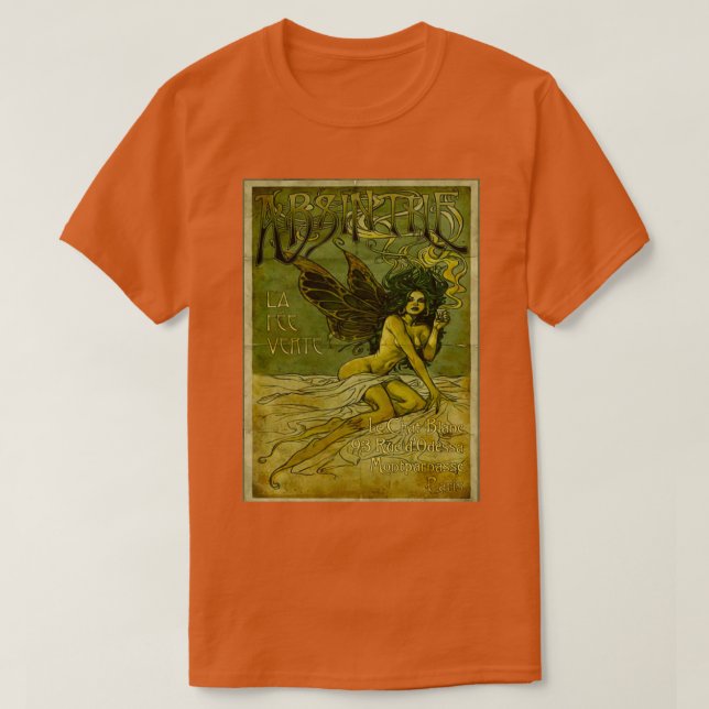 Absinthe la fee vert T-Shirt (Design Front)
