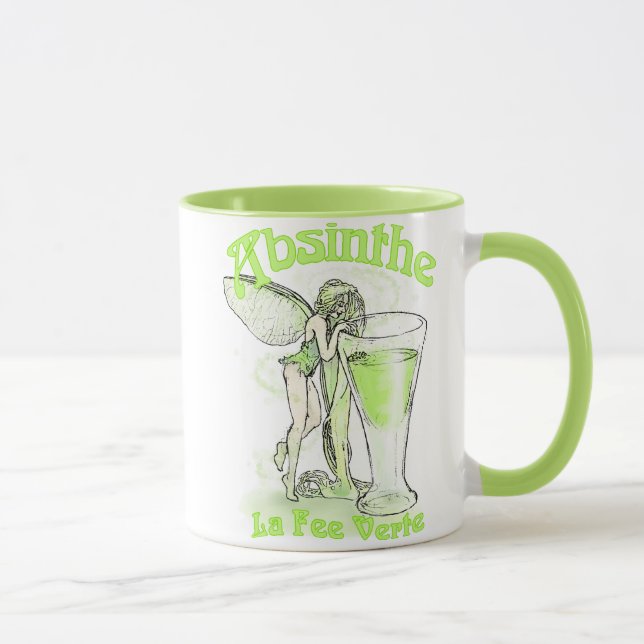 Absinthe La Fee Verte Fairy With Glass Mug (Right)