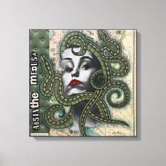Absinthe Medusa by Natalie Schorr Canvas Print