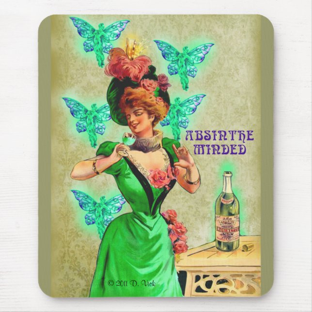 Absinthe Minded Mousepad (Front)