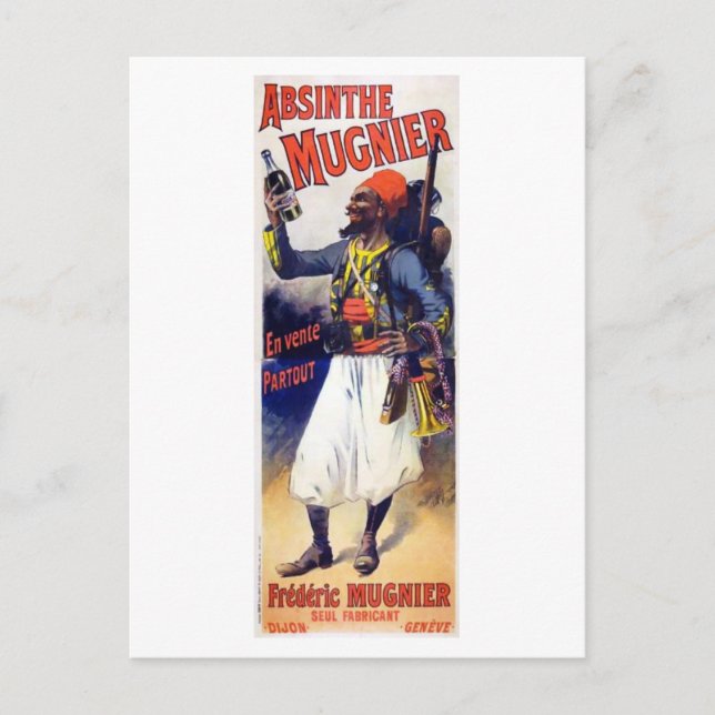 Absinthe Mugnier Postcard (Front)