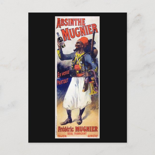 Absinthe Mugnier Postcard (Front)