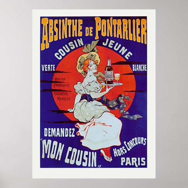 Absinthe of Pontarlier Poster (Front)