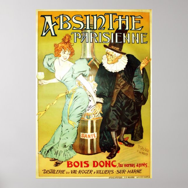 Absinthe Parisienne Poster (Front)