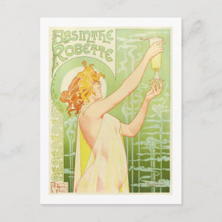 Absinthe Robette, Privat-Livemont Fine Art Postcard