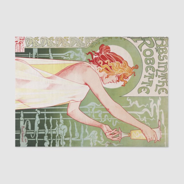 Absinthe Robette Tissue Paper (Front)