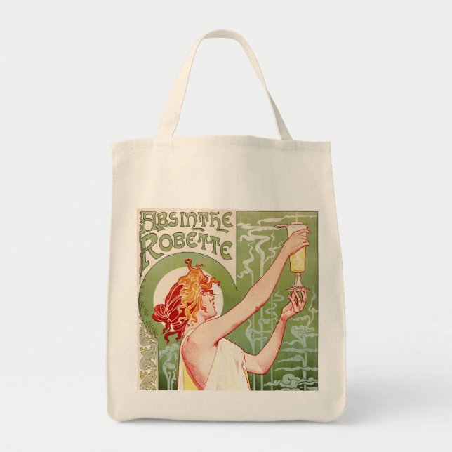 Absinthe Robette Tote Bag (Front)
