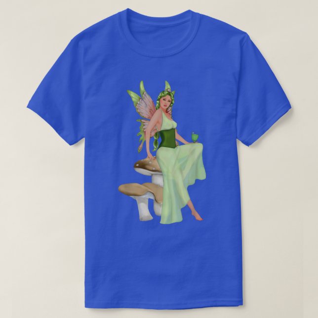 Absinthe the Green Fairy  T-Shirt (Design Front)