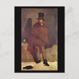 Absinthtrinker Manet, Edouard Postcard