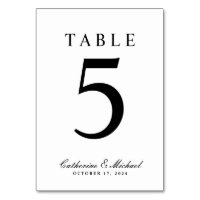 Absolute Classic Black & White Wedding Double-side