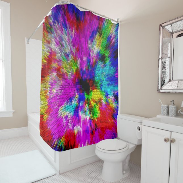 Absolute Craziness..... Shower Curtain (In Situ)