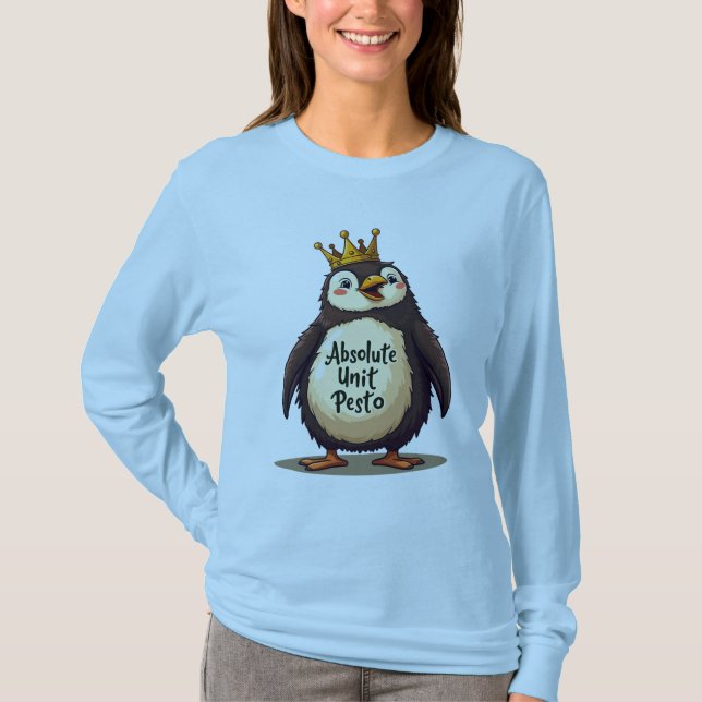 Absolute Unit Pesto - The King Penguin T-Shirt (Front)