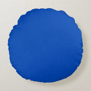  Absolute Zero (solid colour)  Round Cushion