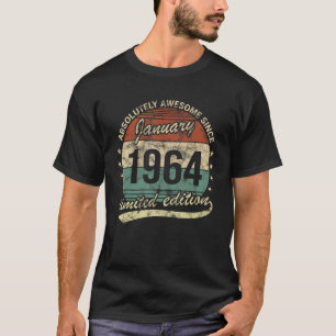 Absolutely Awesome Since January 1964 Man Woman Bi T-Shirt
