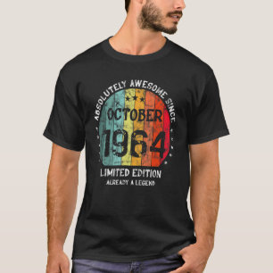 Absolutely Awesome Since October 1964 Man Woman Bi T-Shirt