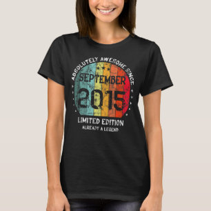 Absolutely Awesome Since September 2015 Boy Girl B T-Shirt