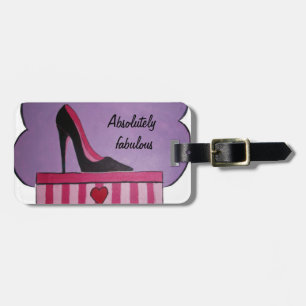 Absolutely fabulous luggage tag