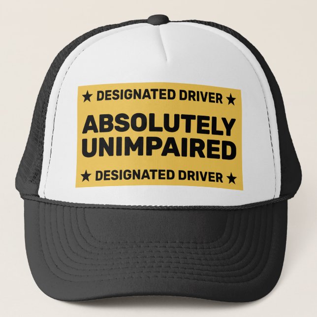 Absolutely Unimpaired™ Trucker Hat (Front)