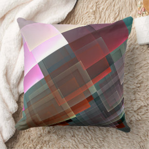 Absract geometric textured decoration cushion