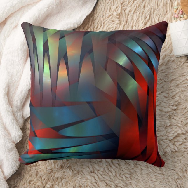 Absract geometric textured decoration cushion (Blanket)