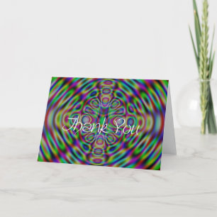 Abstact Thank You Card