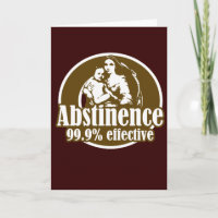 Abstinence 99% Effective Religious Humour