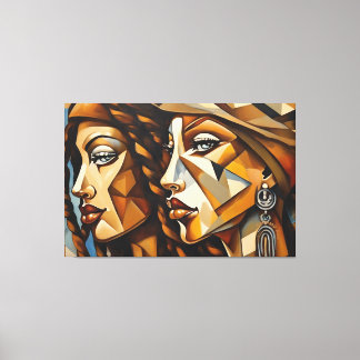 ABSTR_24-015, Cubism  Canvas Print