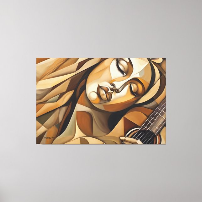 ABSTR_24-018, Cubism  Canvas Print (Front)