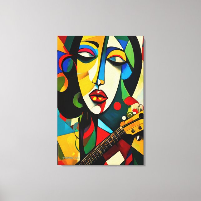 ABSTR_24-024, Cubism  Canvas Print (Front)