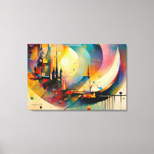 ABSTR_24-040, Abstract Gallery Art Canvas Print