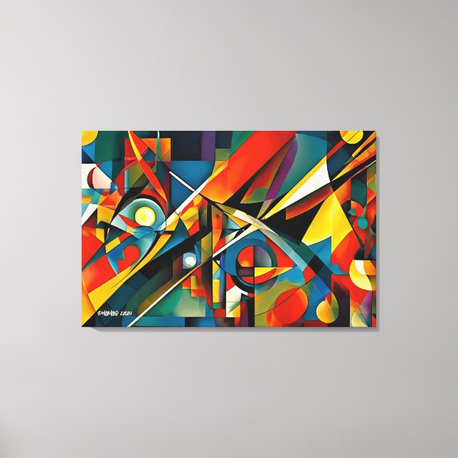 ABSTR_24-047, Abstract Gallery Art Canvas Print (Front)