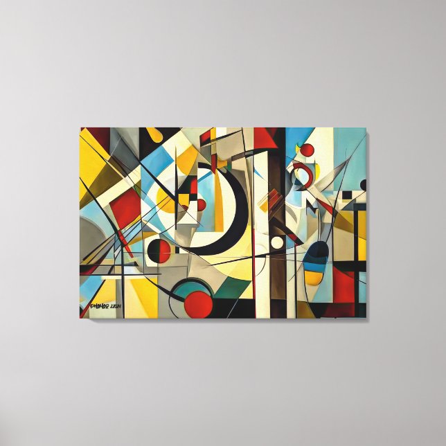 ABSTR_24-056, Abstract Gallery Art Canvas Print (Front)