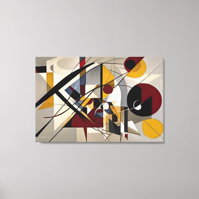 ABSTR_24-074, Abstract Gallery Art Canvas Print (Front)