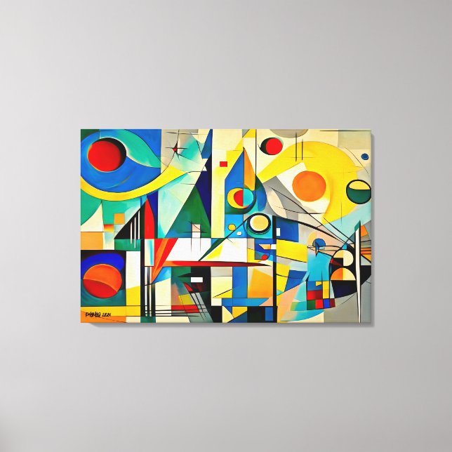 ABSTR_24-084, Abstract Gallery Art Canvas Print (Front)