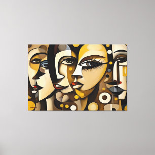 ABSTR_25-005 Abstract Gallery Art Canvas Print