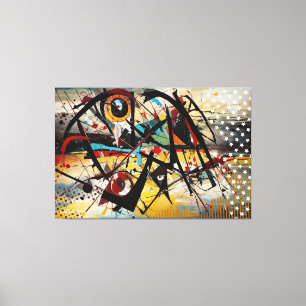 ABSTR_25-008 Abstract Art Canvas Print