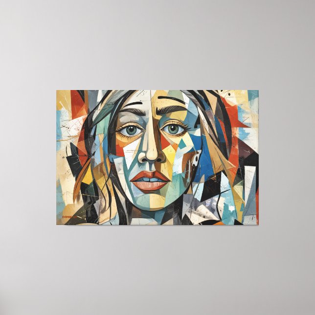 ABSTR_25-074 Abstract Art Canvas Print (Front)