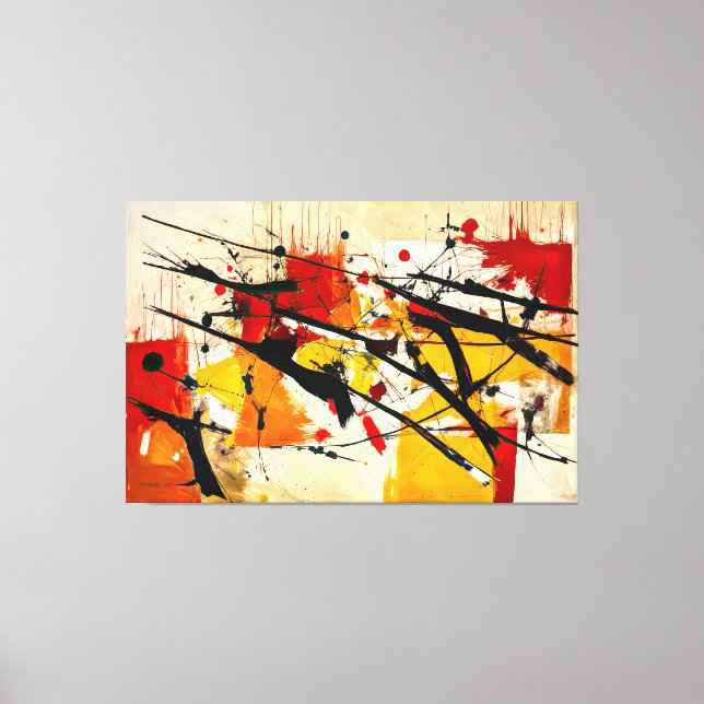 ABSTR_25-086 Abstract Art Canvas Print (Front)