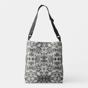 Abstrack Black and White Exclusive Fashion Pattern Crossbody Bag